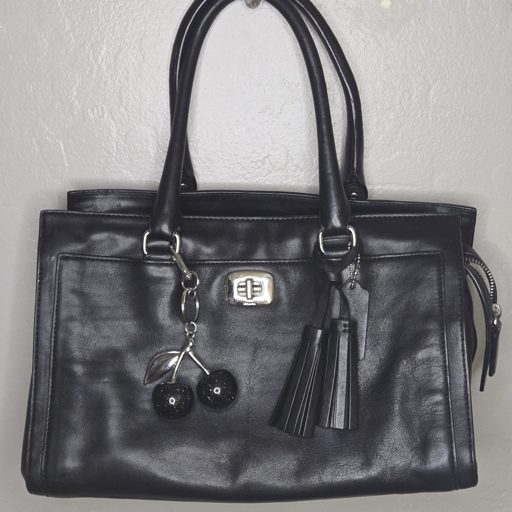 Coach Legacy Chelsea Black Leather Carryall